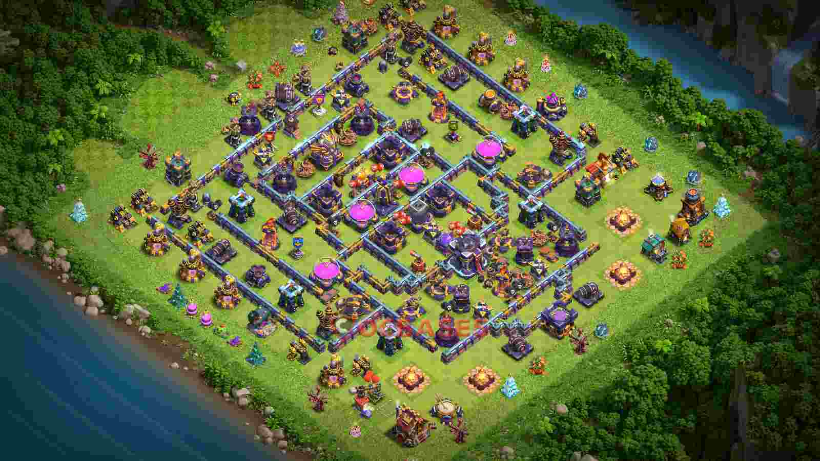 Town Hall 15 Base -farming – Layout id: pkvnm base layout