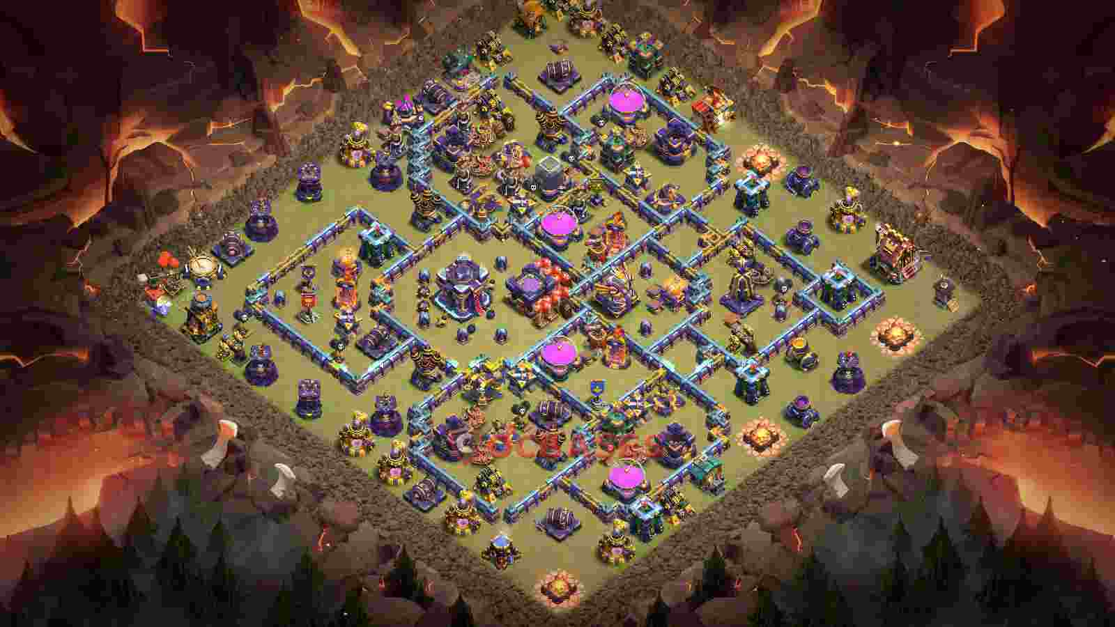 Town Hall 15 Base -war – Layout id: df67t base layout