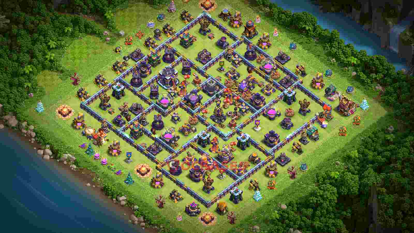 Town Hall 15 Base -hybrid – Layout id: 7qfwo base layout