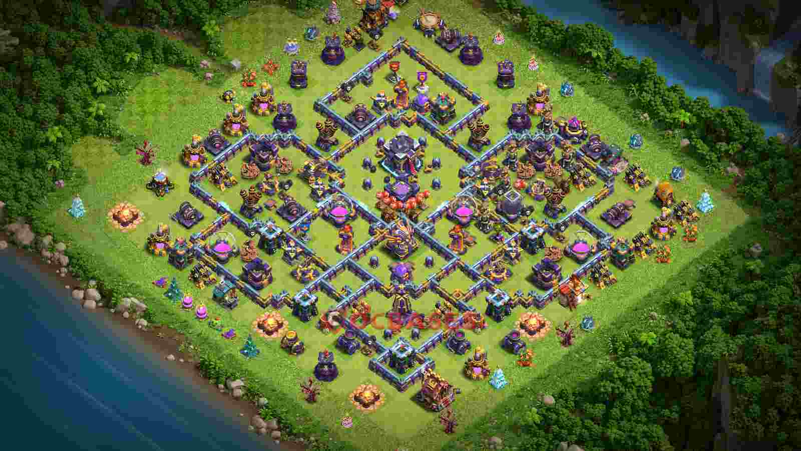 Town Hall 15 Base -farming – Layout id: t03kv base layout
