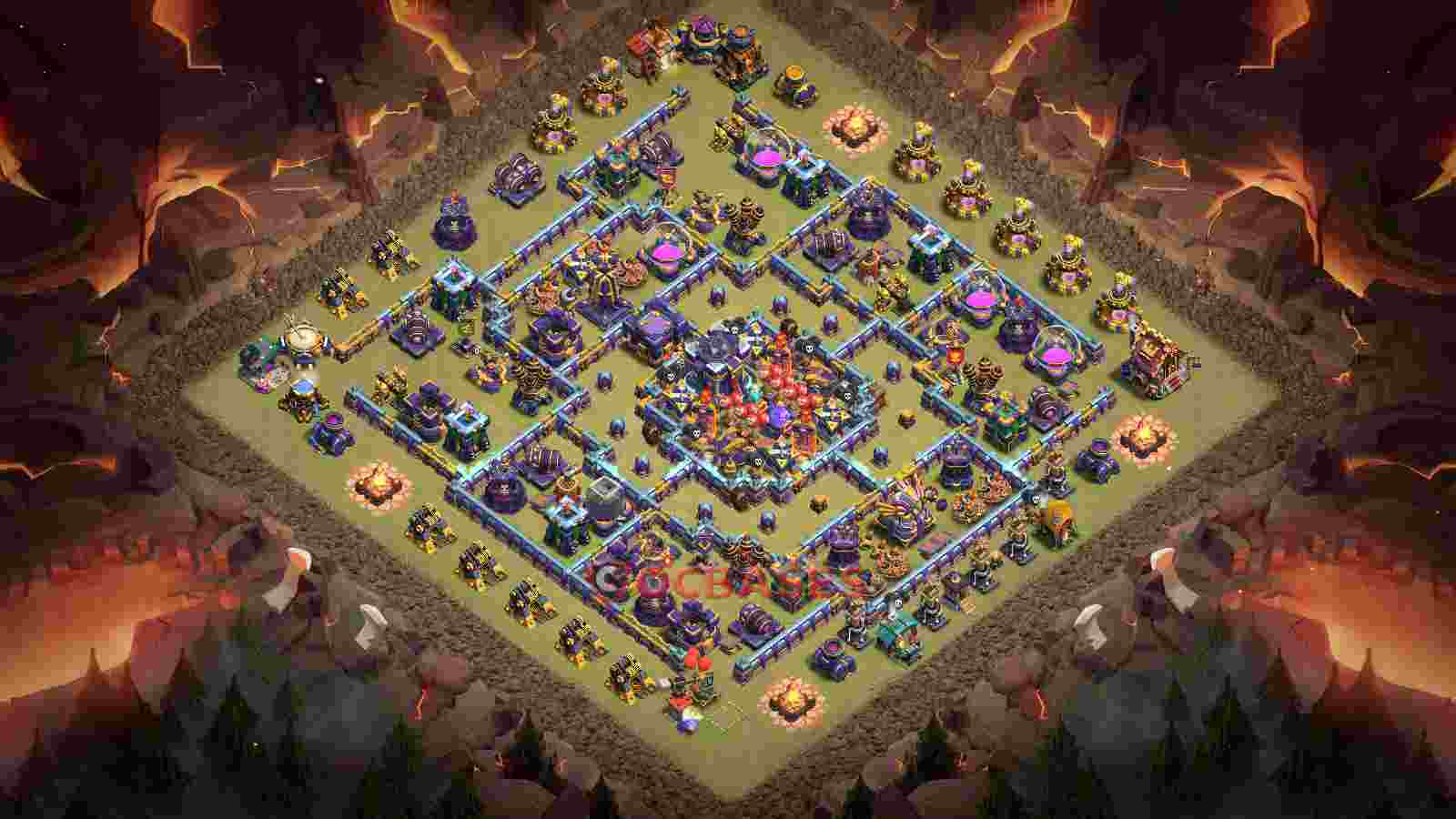 Town Hall 15 Base -war – Layout id: modpr base layout