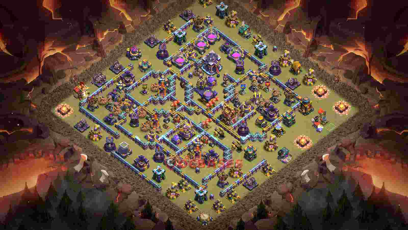 Town Hall 15 Base -war – Layout id: n0q2h base layout