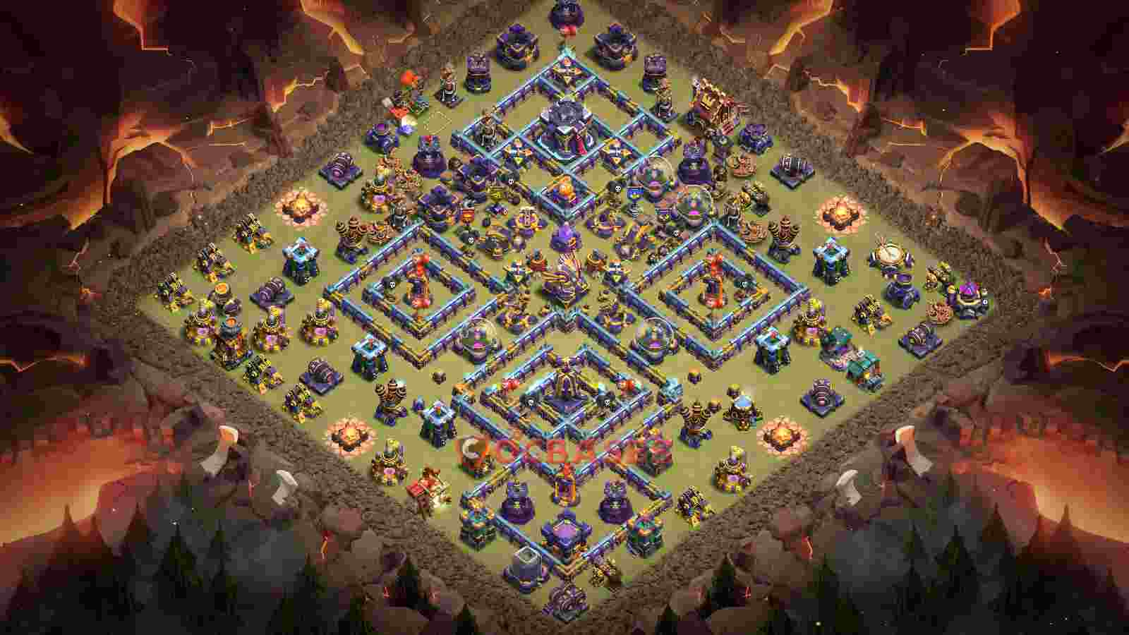 Town Hall 15 Base -war – Layout id: 2976m base layout