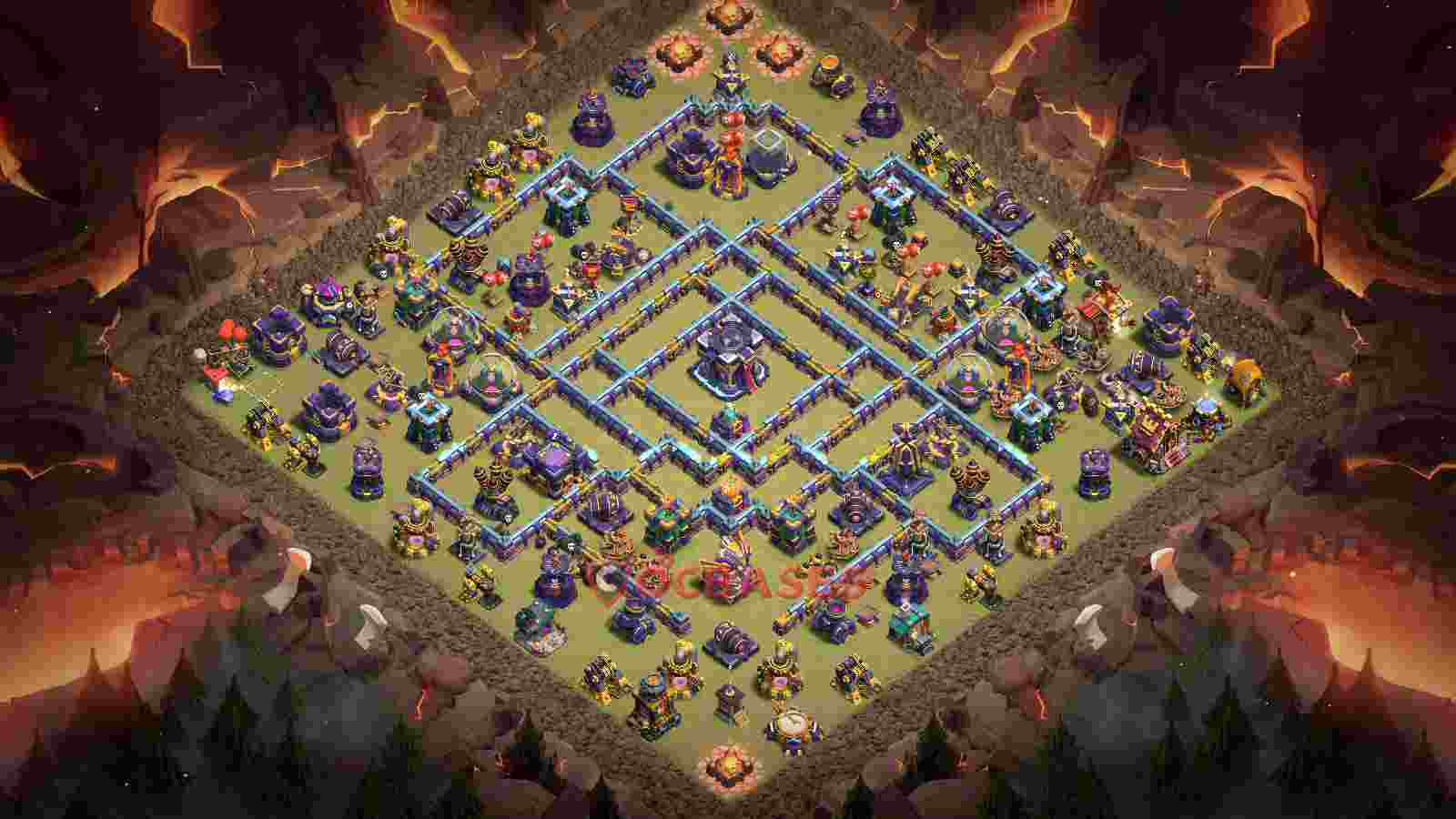 Town Hall 15 Base -war – Layout id: 1rqr3 base layout