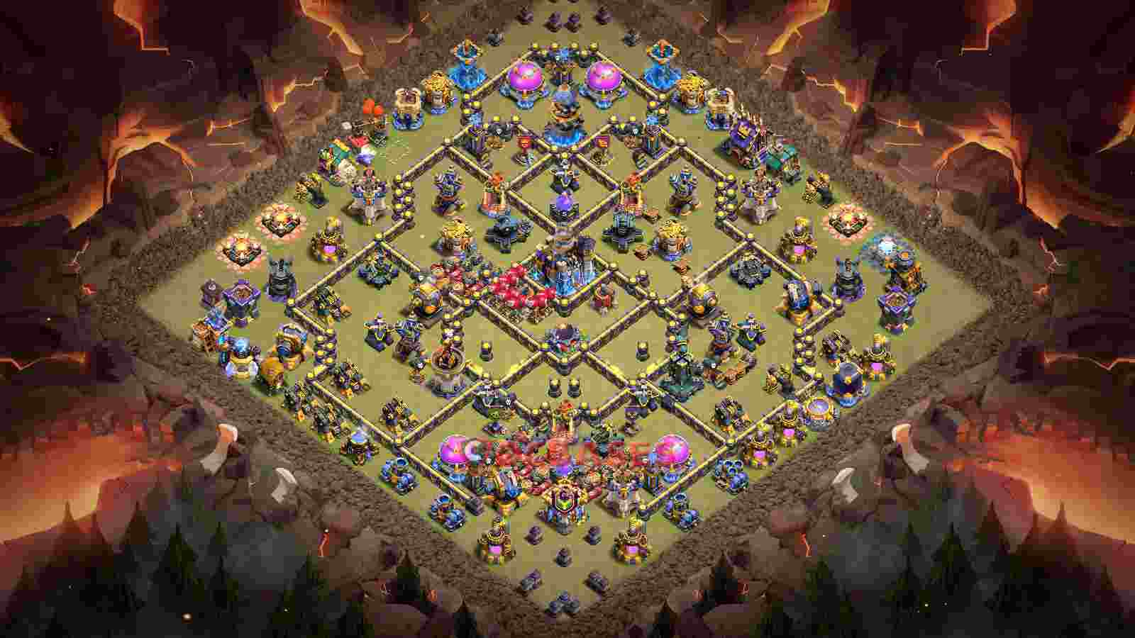 Town Hall 18 Base -war – Layout id: k2wya base layout