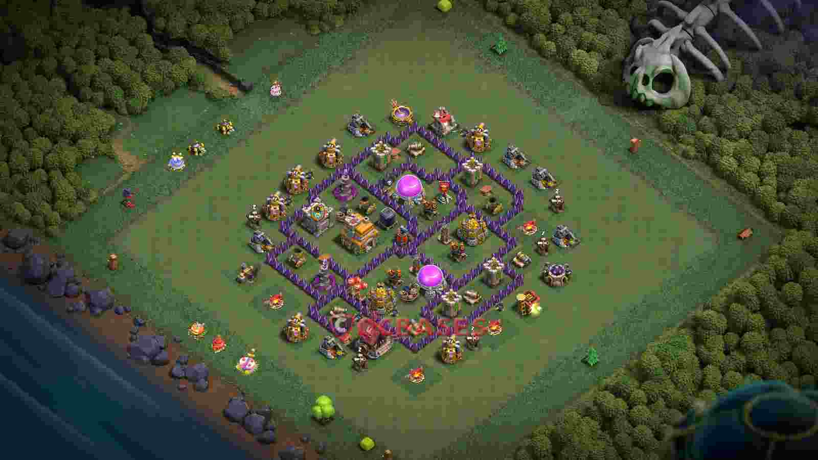 Town Hall 7 Base -farming – Layout id: xvfhn base layout
