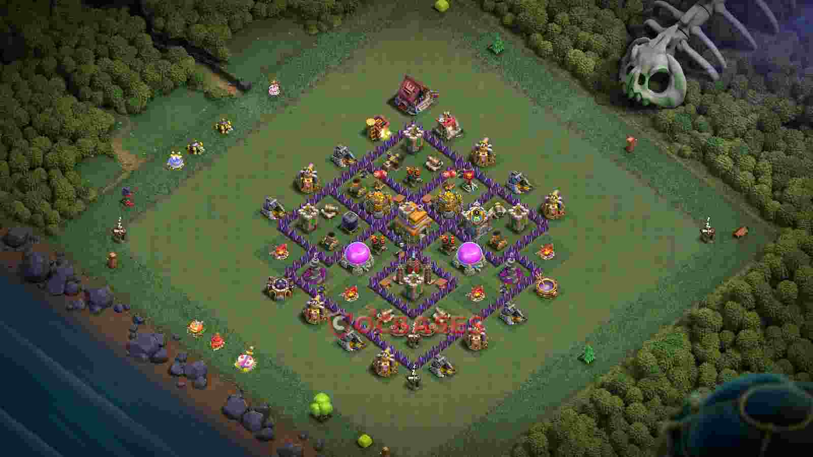 Town Hall 7 Base -farming – Layout id: c6nvr base layout