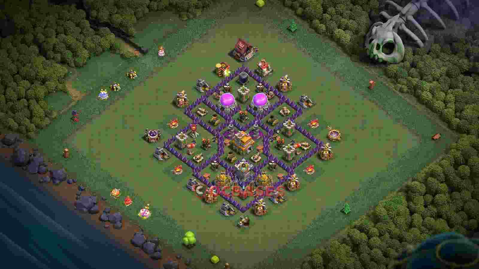 Town Hall 7 Base -farming – Layout id: fe15g base layout