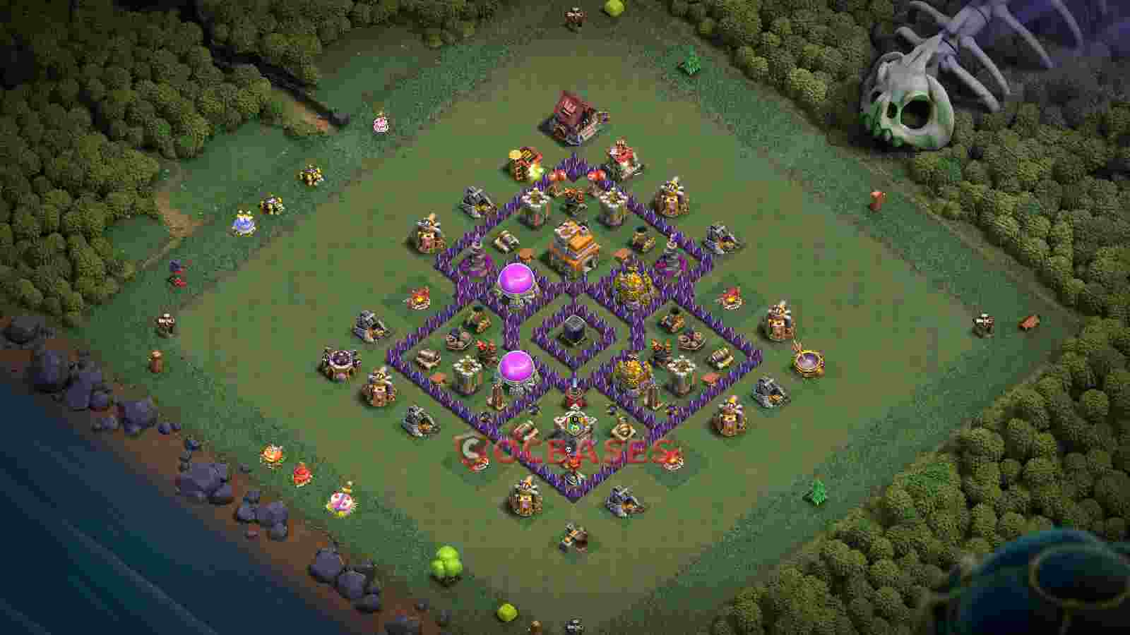 Town Hall 7 Base -farming – Layout id: b0yqe base layout