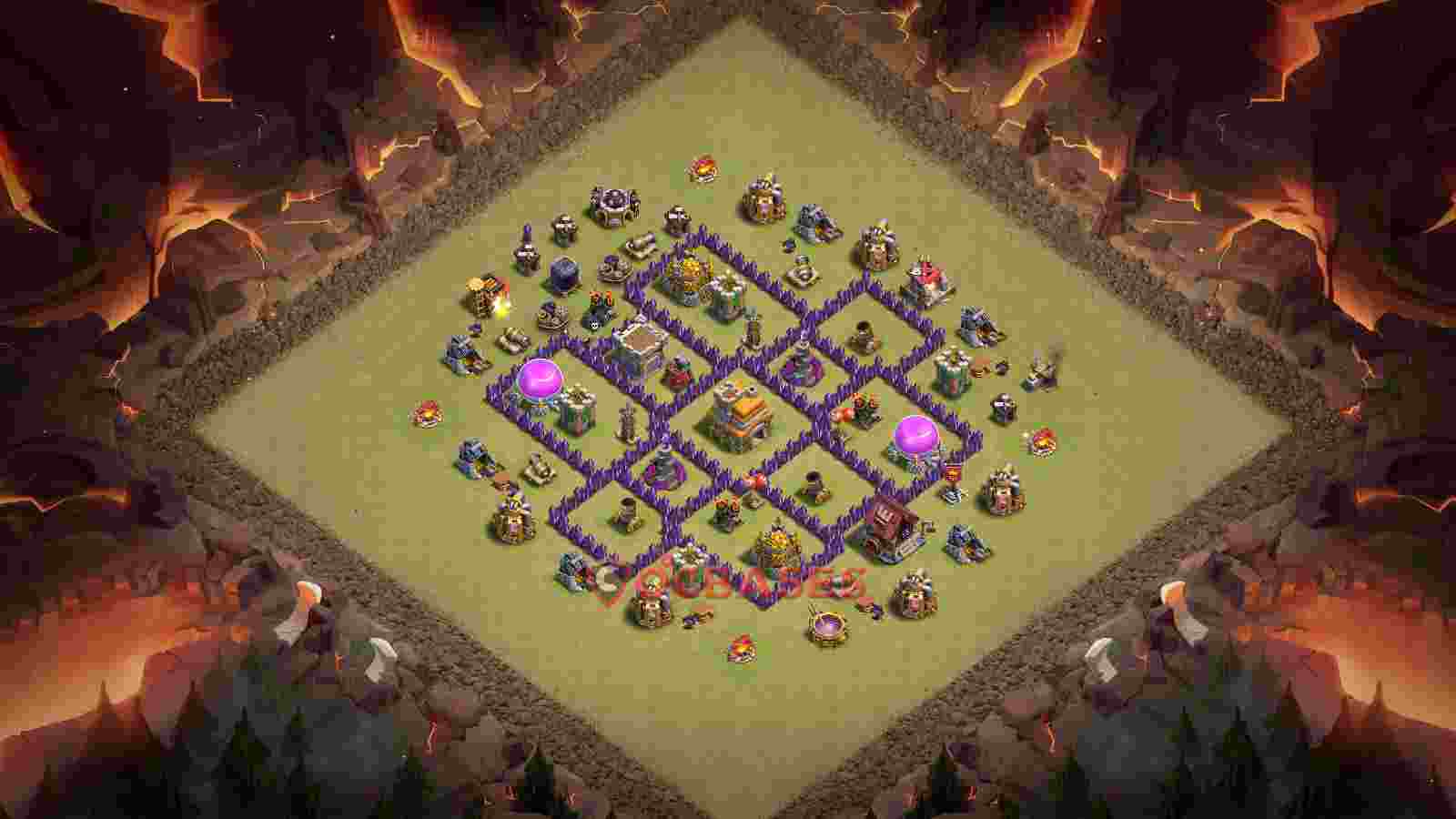 Town Hall 7 Base -war – Layout id: ukjlj base layout