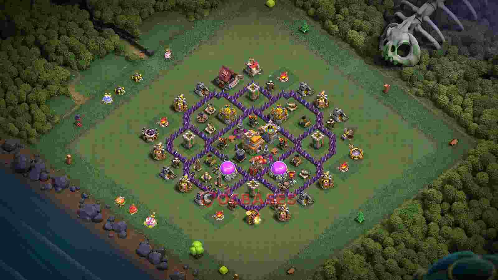 Town Hall 7 Base -farming – Layout id: s5j7e base layout