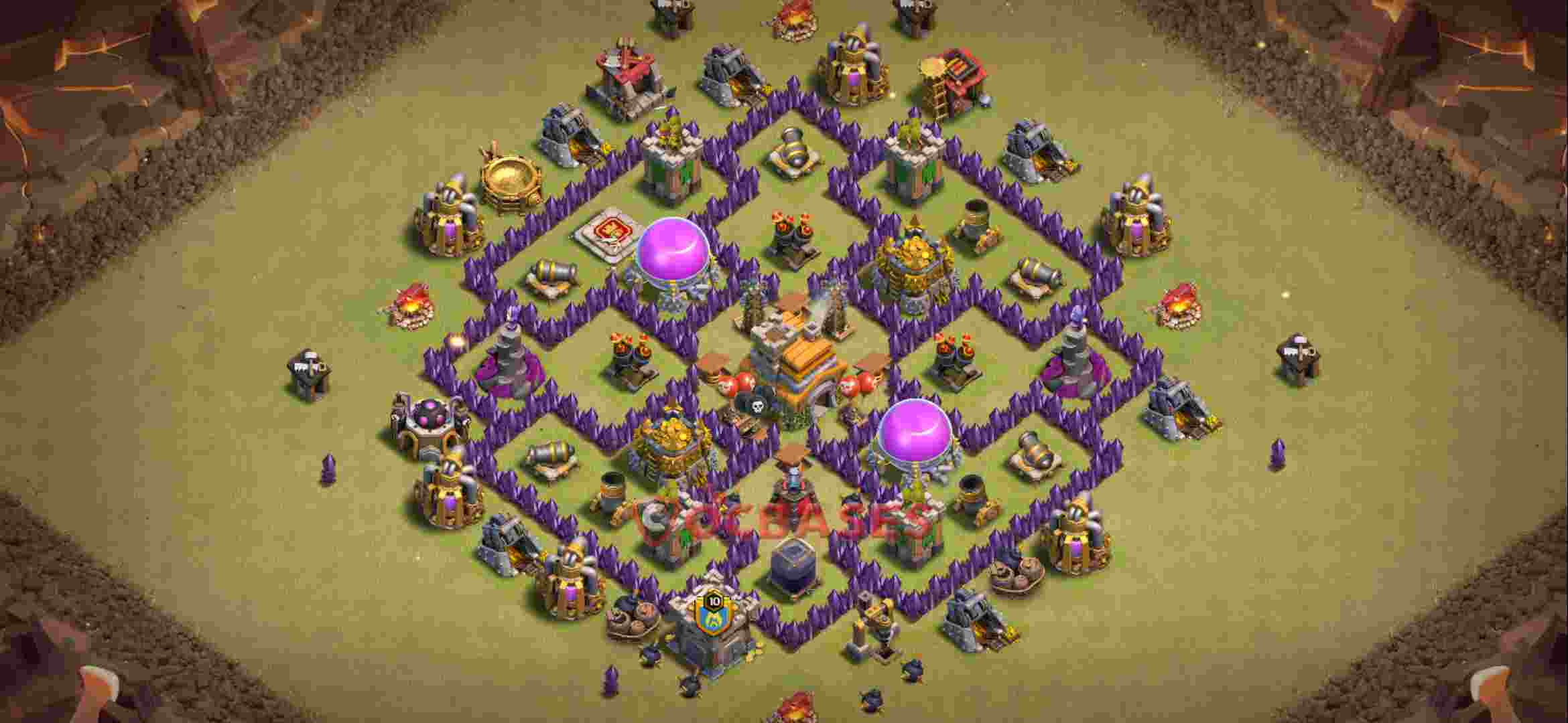 Town Hall 7 Base – Layout id: cb6jm base layout