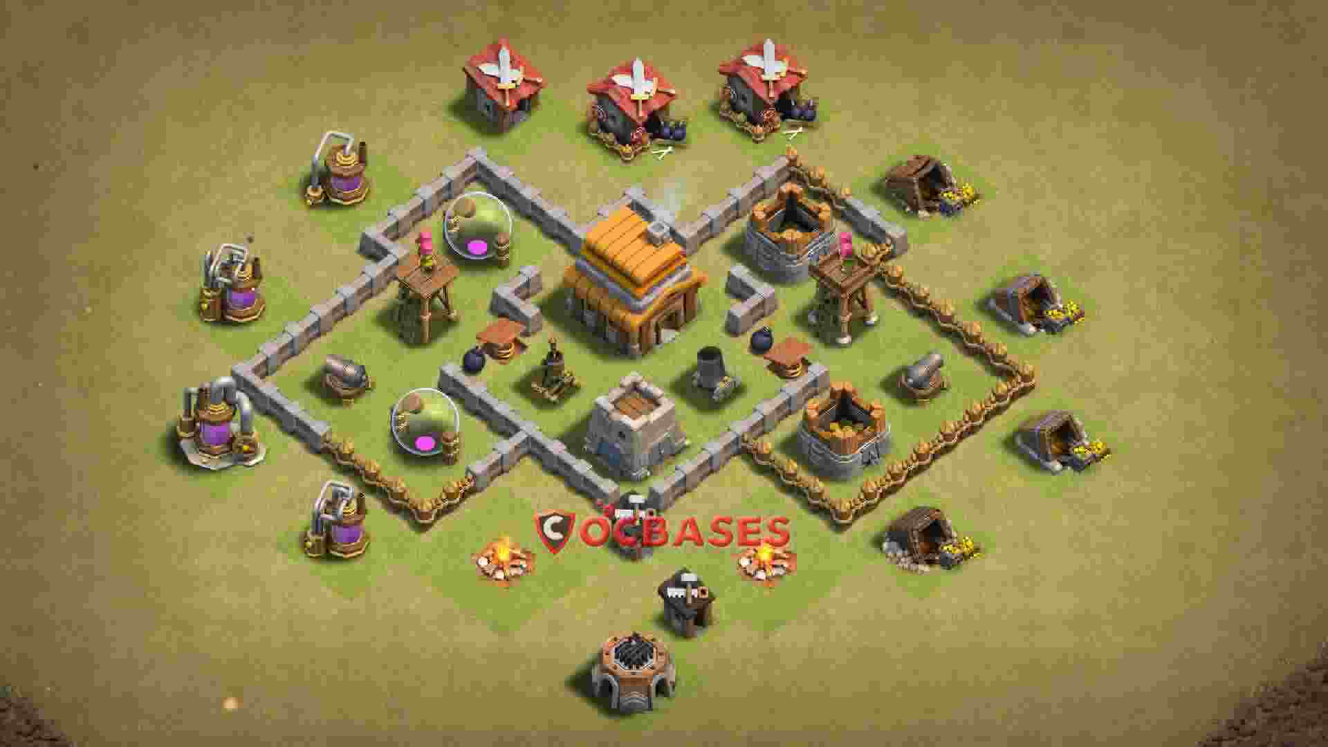 Town Hall 5 Base – Layout id: wsx22 base layout
