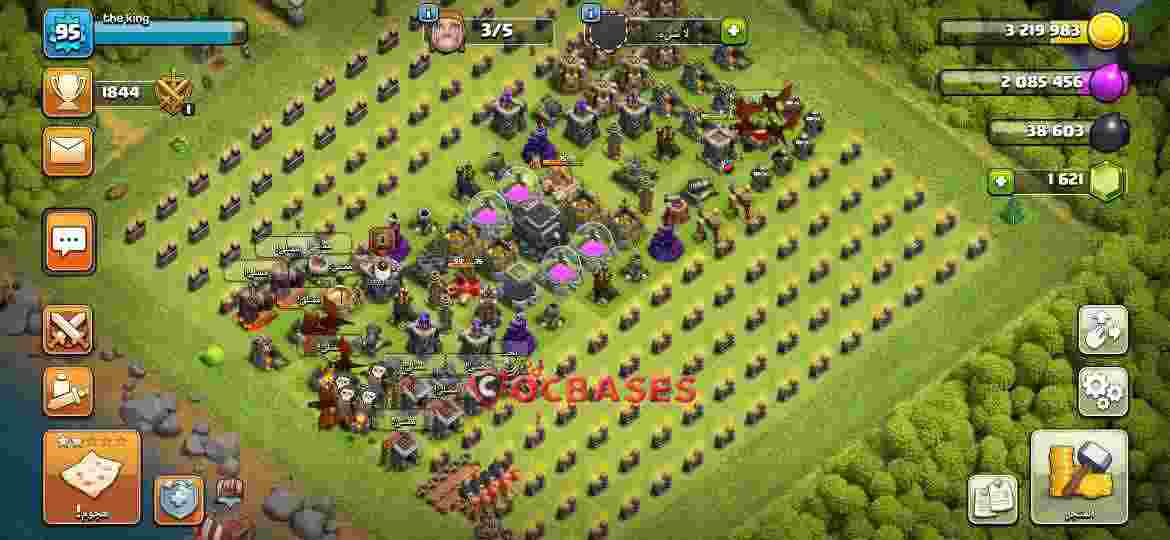 Town Hall 9 Base – Layout id: ii1oc base layout