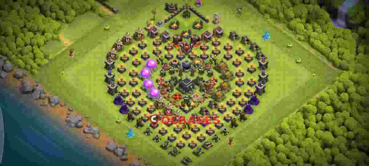 Town Hall 9 Base – Layout id: c8d28 base layout