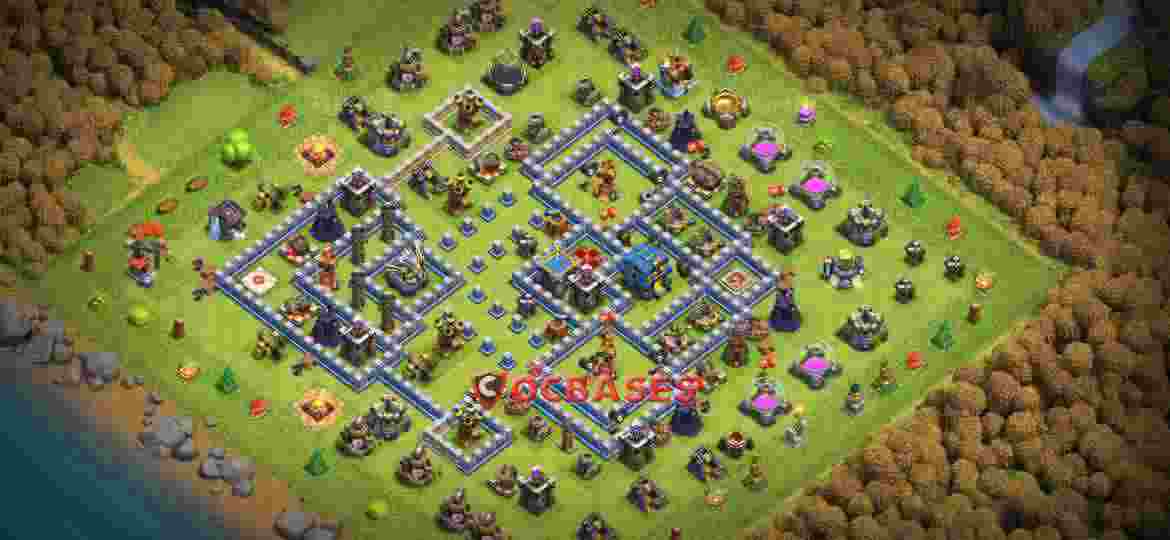 Town Hall 12 Base – Layout id: p5qmt base layout