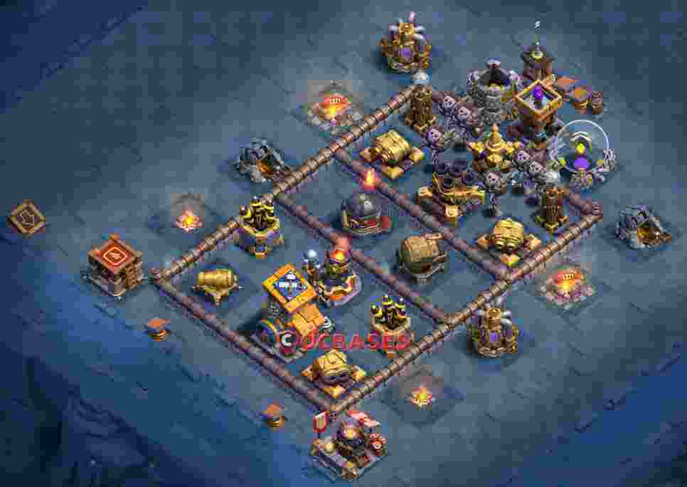 Builder Hall 10 Base -trophy – Layout id: lxgvs base layout, image 2