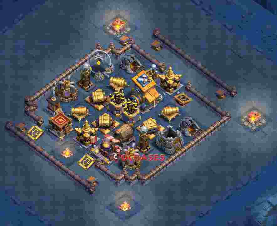 Builder Hall 10 Base -trophy – Layout id: kn4ak base layout, image 2