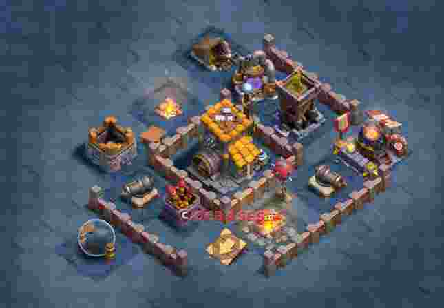 Builder Hall 6 Base – Layout id: 3e2rz base layout, image 2