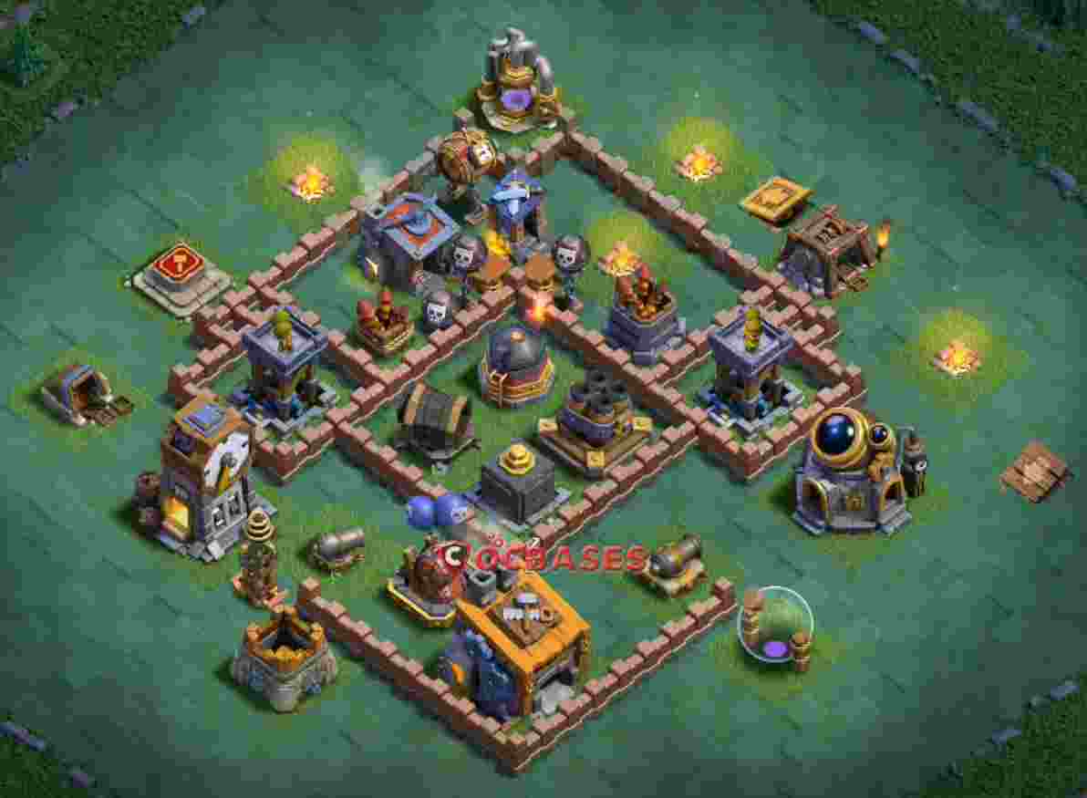 Builder Hall 8 Base -trophy – Layout id: ridn6 base layout, image 1
