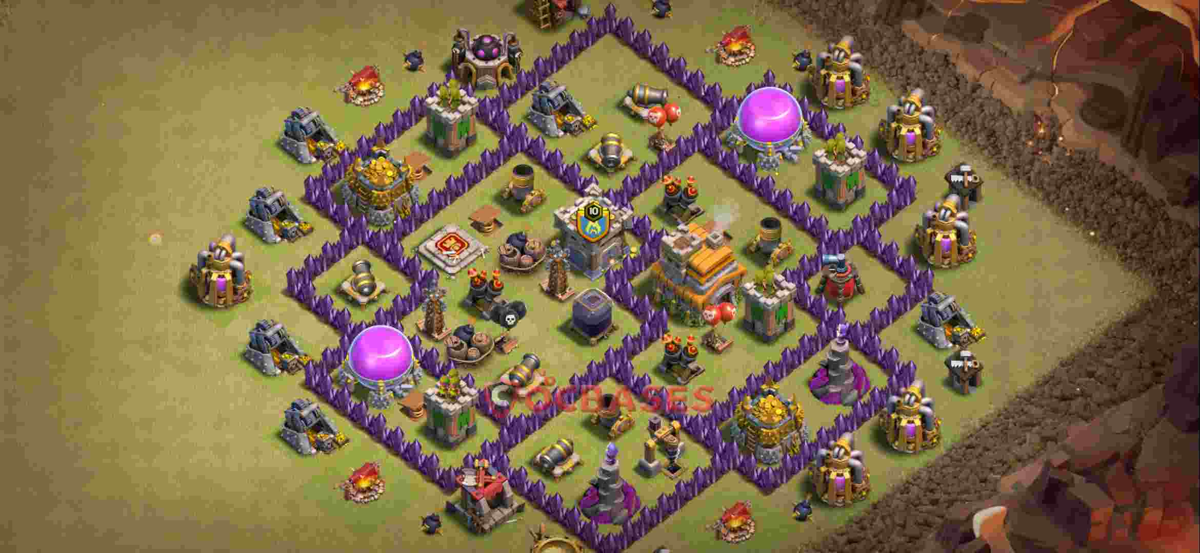 Town Hall 7 Base – Layout id: jux0v base layout