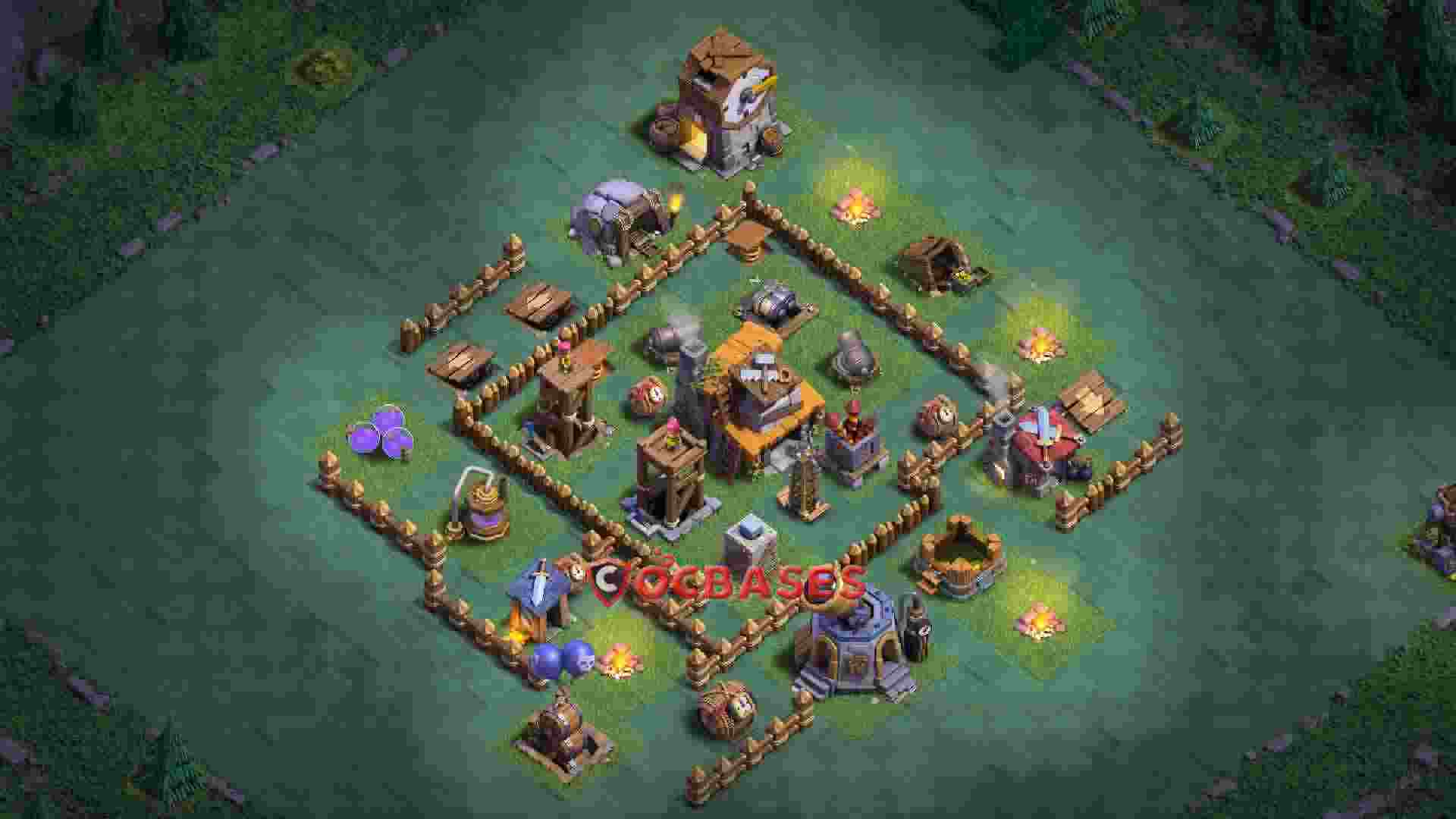 Builder Hall 4 Base – Layout id: 8ti9l base layout