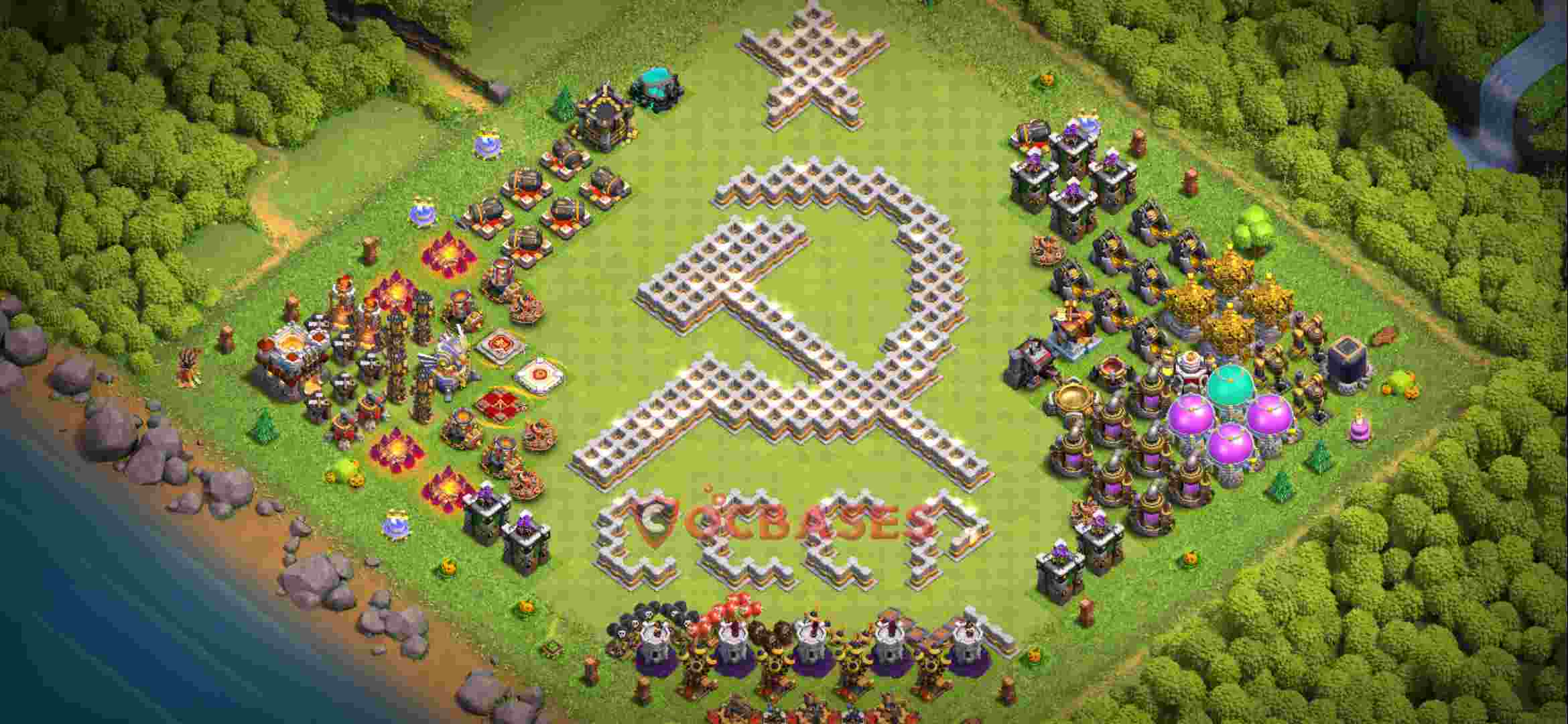 Town Hall 11 Base – Layout id: ncs3t base layout