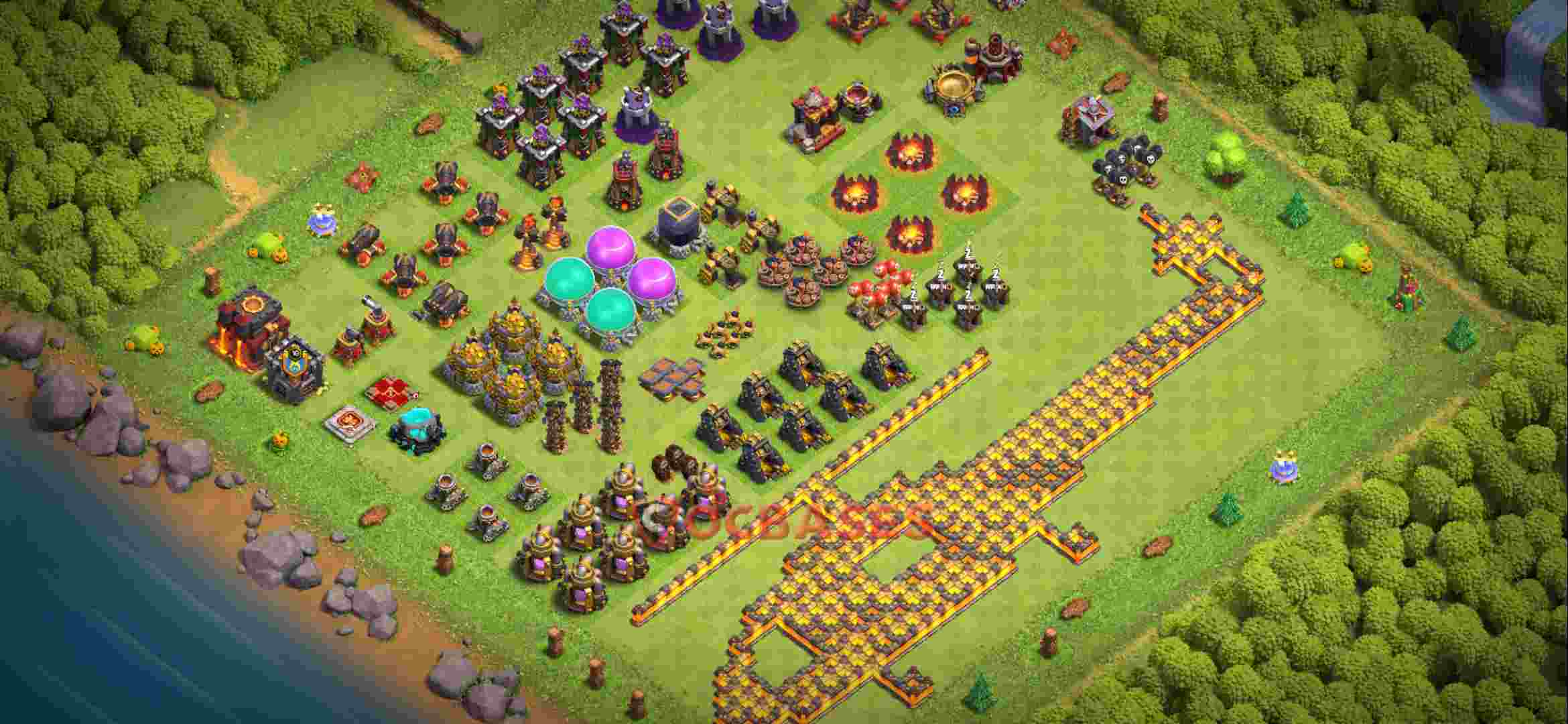 Town Hall 10 Base – Layout id: iuztm base layout
