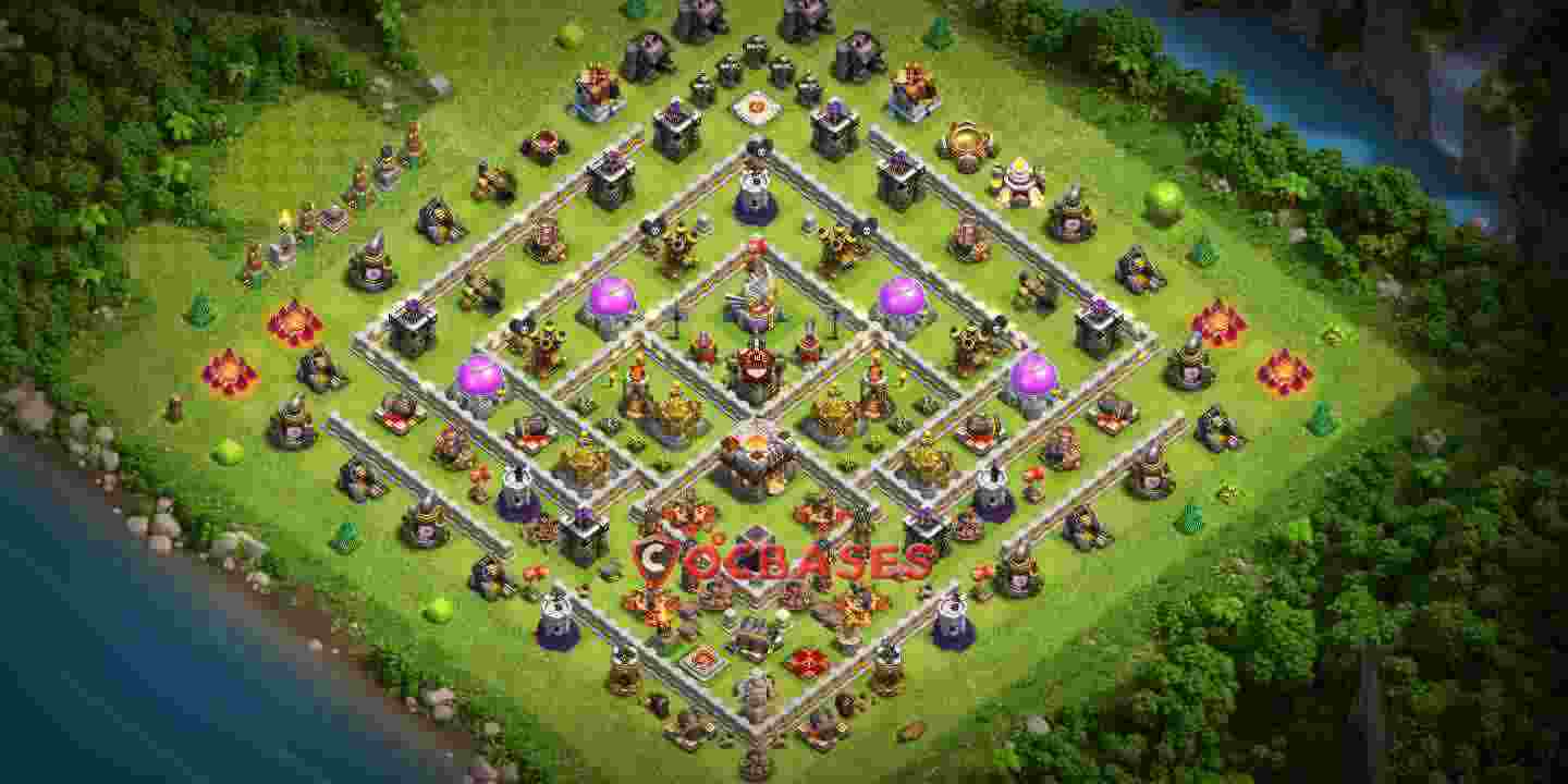 Town Hall 11 Base – Layout id: gl14k base layout