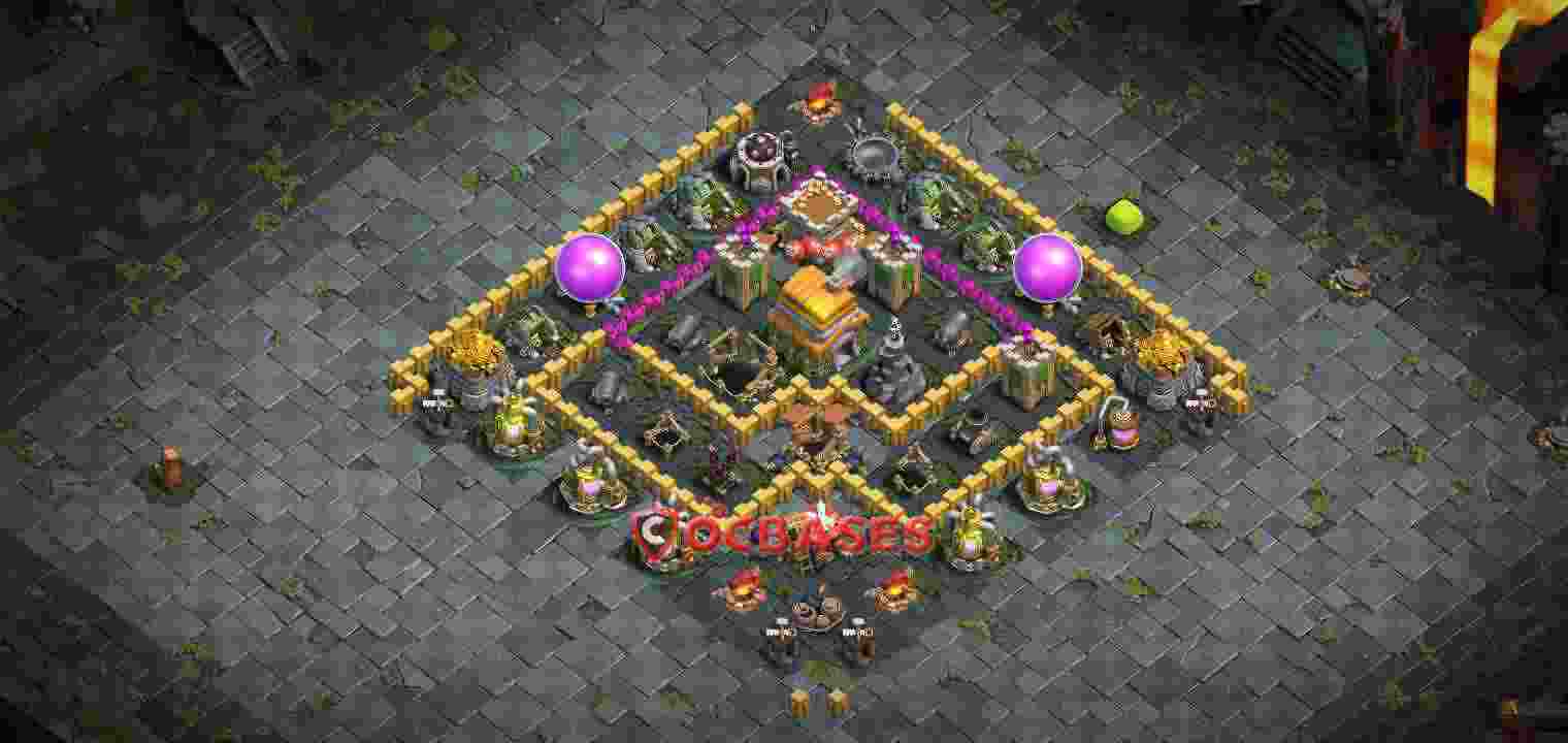 Town Hall 6 Base – Layout id: oc5ui base layout