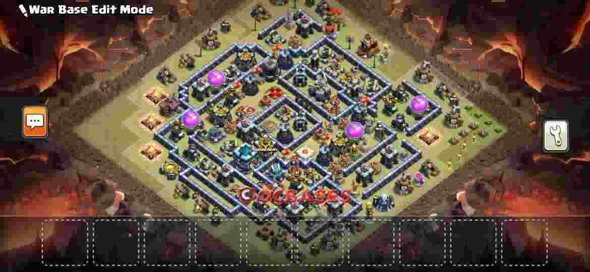 Town Hall 13 Base – Layout id: xn22h base layout