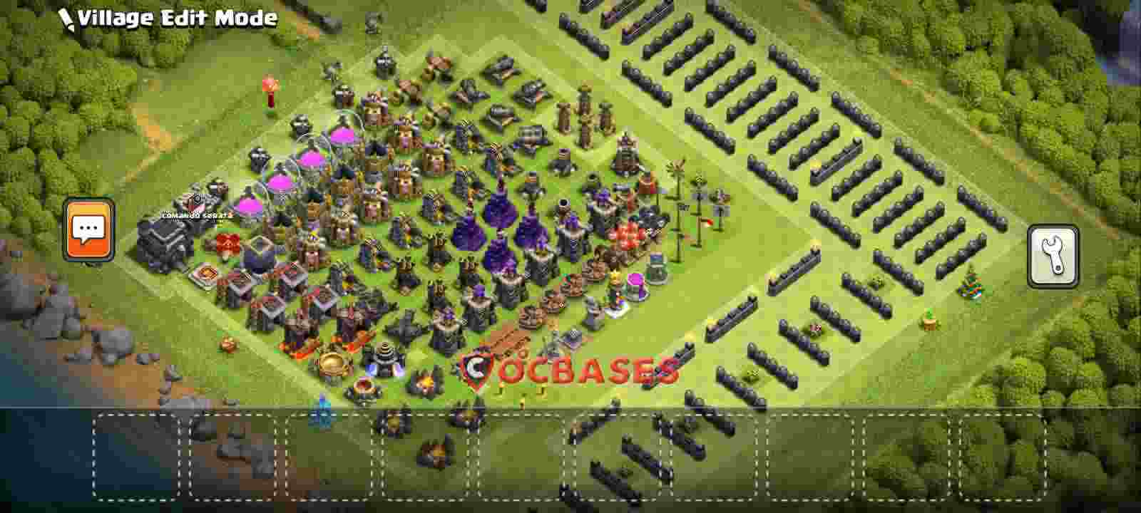 Town Hall 9 Base – Layout id: eelwq base layout