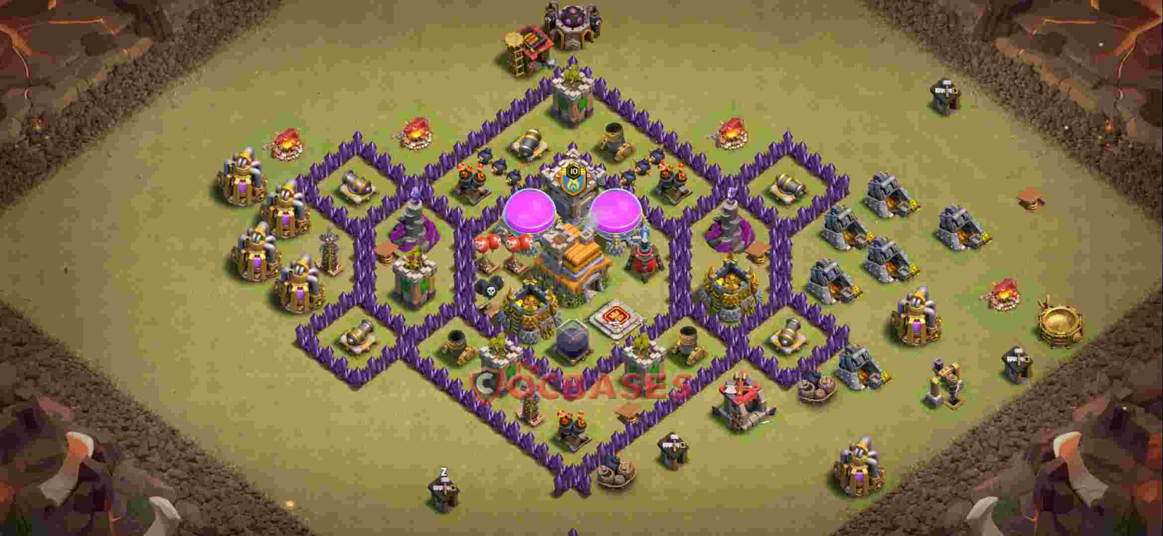 Town Hall 7 Base – Layout id: zst85 base layout