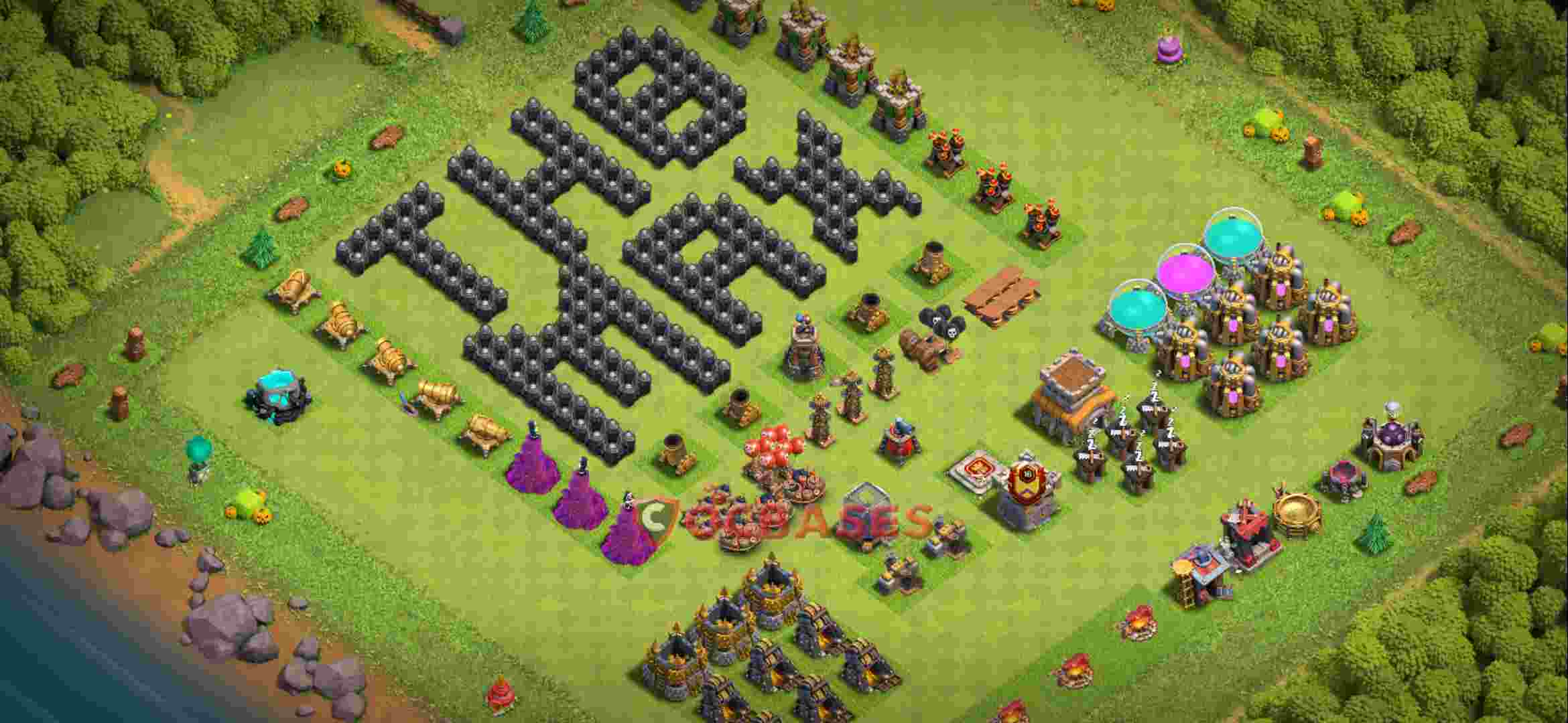 Town Hall 8 Base – Layout id: k1fq7 base layout