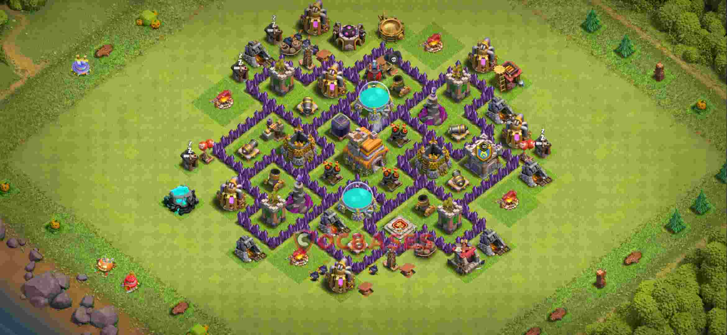 Town Hall 7 Base – Layout id: yjii5 base layout