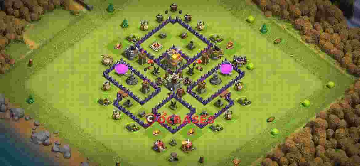 Town Hall 7 Base – Layout id: 70oei base layout