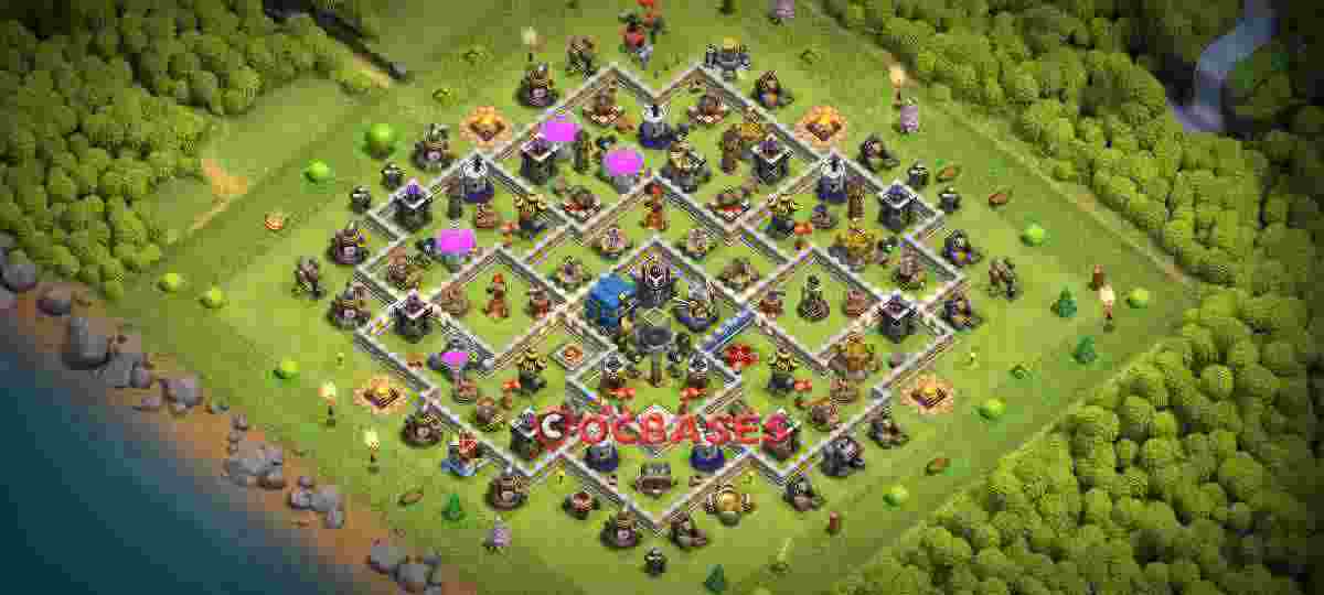 Town Hall 12 Base – Layout id: vg3h0 base layout