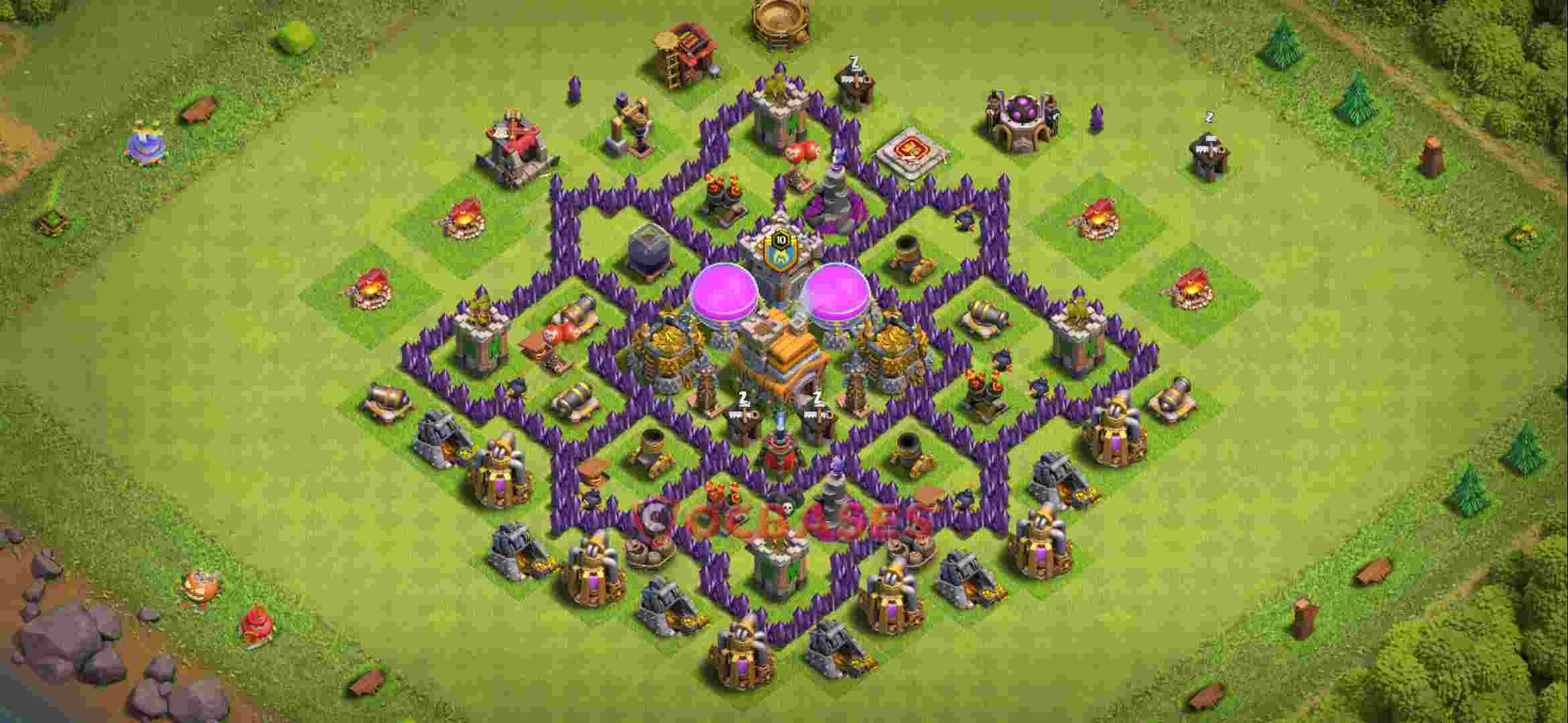 Town Hall 7 Base – Layout id: 536ql base layout
