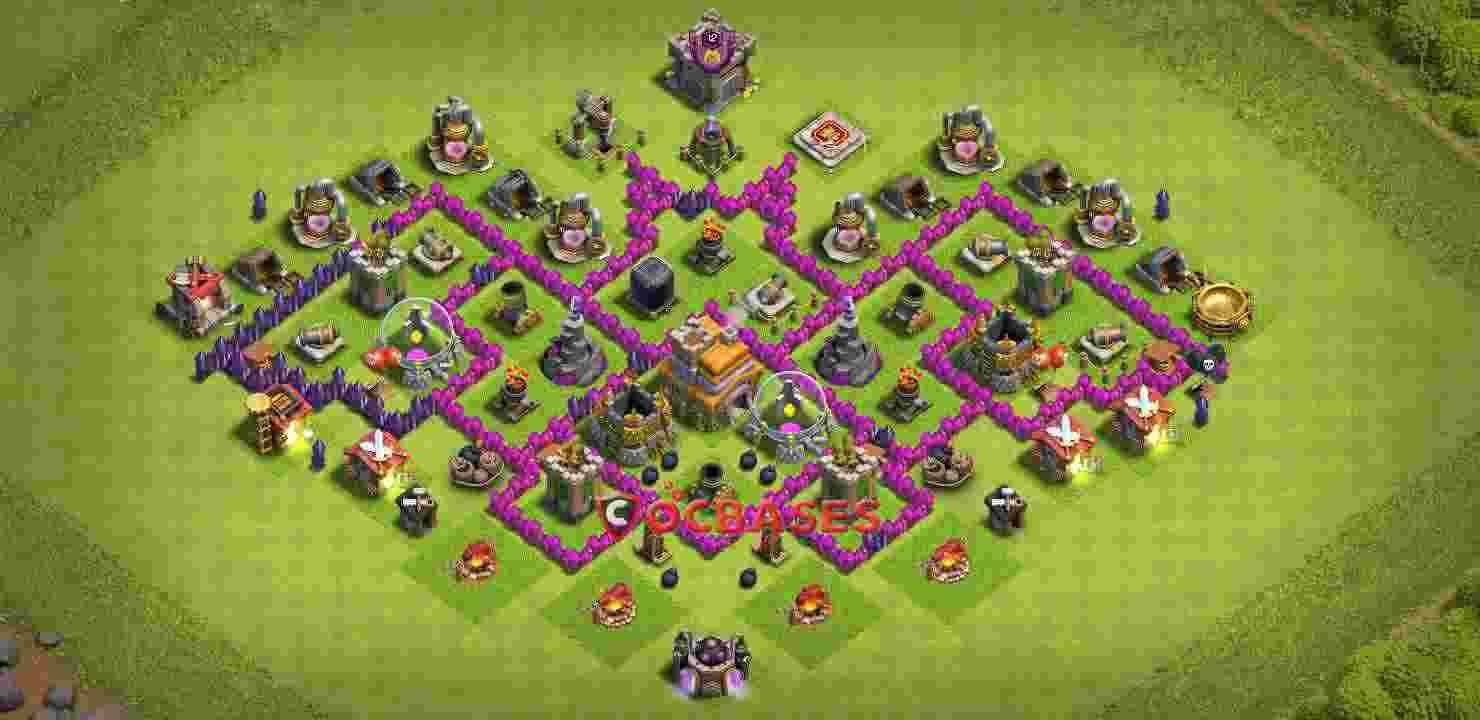 Town Hall 7 Base – Layout id: yk15q base layout