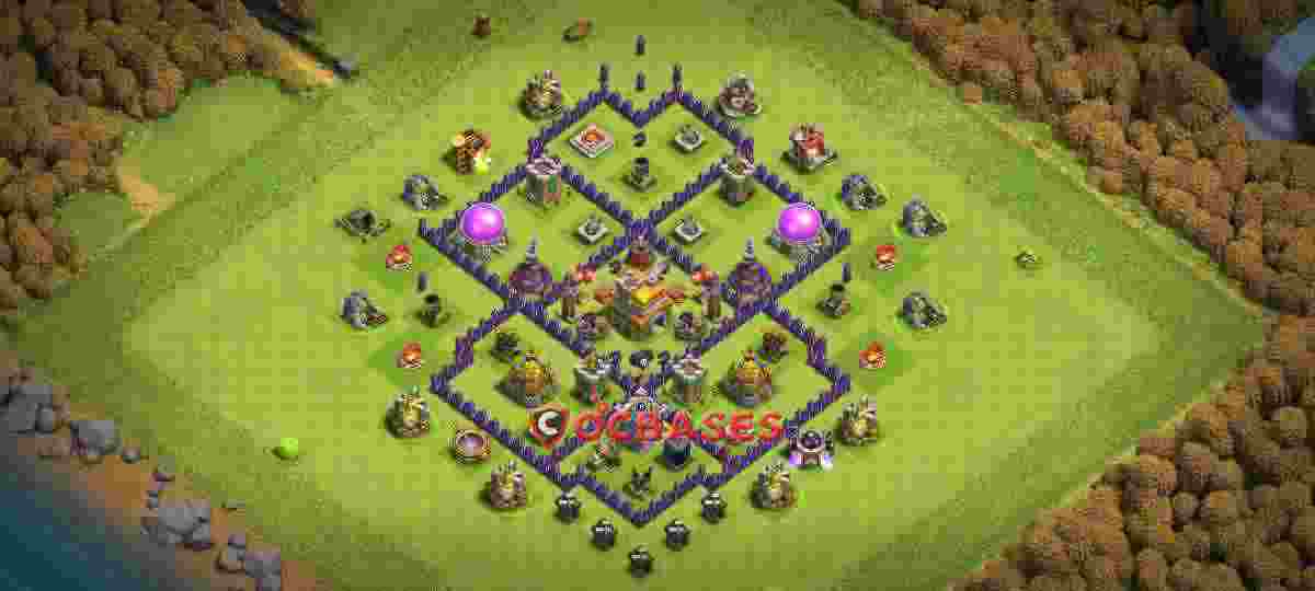 Town Hall 7 Base – Layout id: zhxze base layout