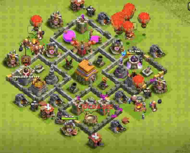 Town Hall 6 Base – Layout id: dno2h base layout