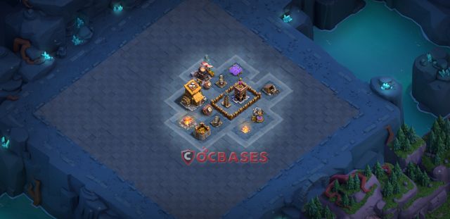 Builder Hall 6 Base -trophy – Layout id: xahq5 base layout, image 2