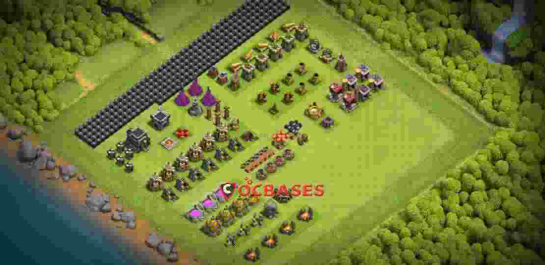 Town Hall 9 Base – Layout id: sdieq base layout