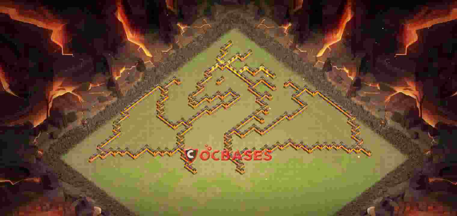 Town Hall 10 Base – Layout id: ke9rb base layout