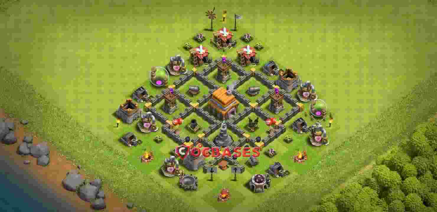 Town Hall 5 Base – Layout id: ejcnc base layout