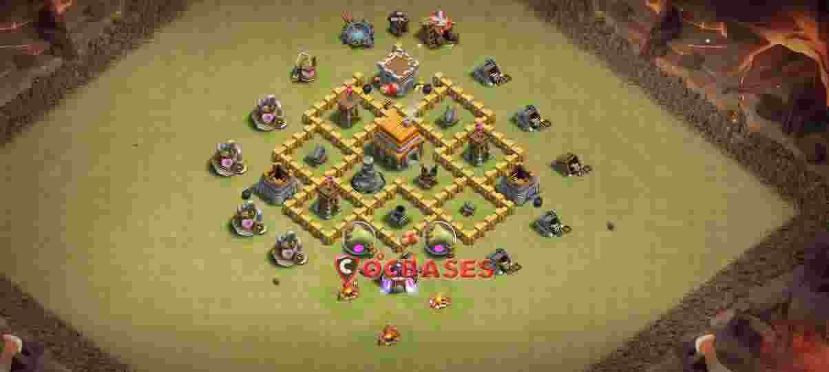 Town Hall 5 Base – Layout id: ajdmu base layout