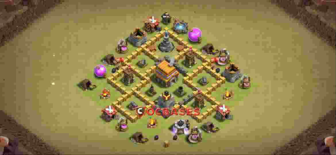 Town Hall 5 Base – Layout id: ixqb7 base layout
