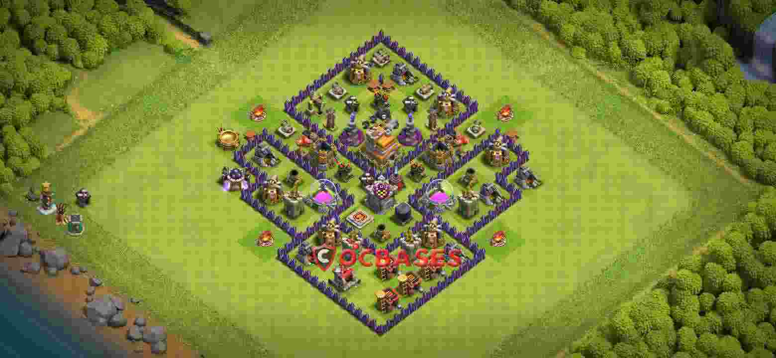 Town Hall 7 Base – Layout id: qlxpu base layout