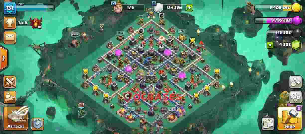 Town Hall 12 Base – Layout id: 9jgy9 base layout