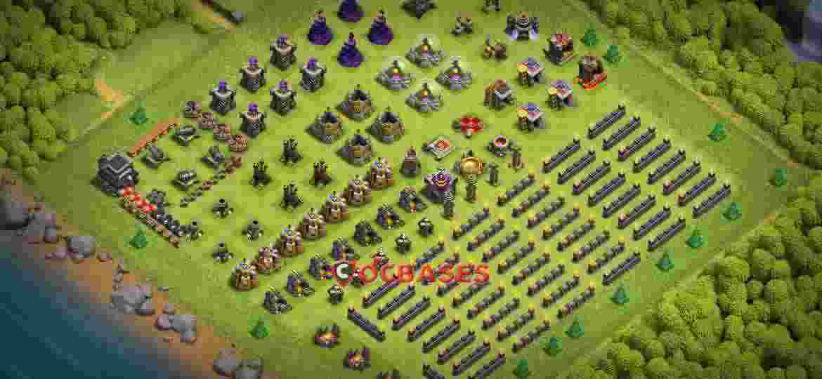 Town Hall 9 Base – Layout id: zl5kp base layout